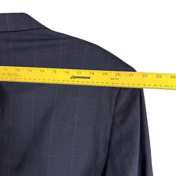 Polo University Club Ralph Lauren Mens 42L 40x Wool Suit Windowpane Quiet Luxury - Picture 8 of 16